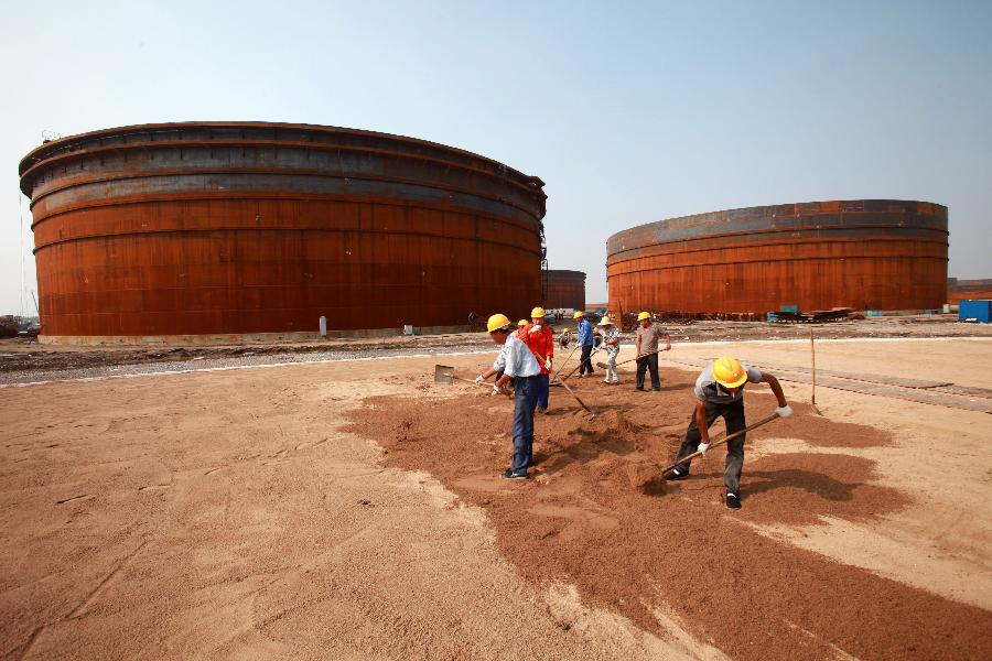 #（經濟）（3）中石化天津原油商業儲備基地加緊建設