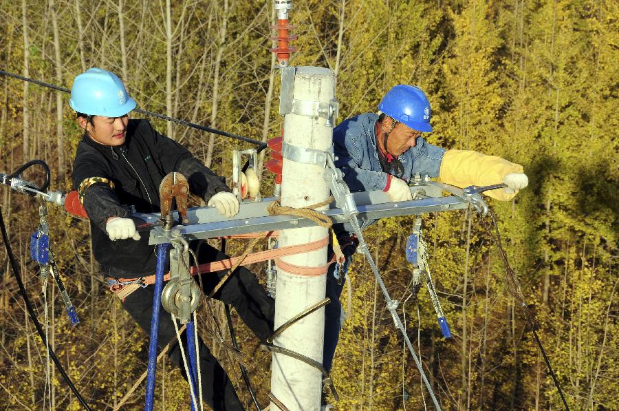 #（社會）（1）山東郯城農村電網升級備戰寒冬